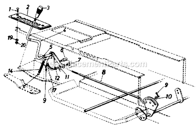 Page H Diagram and Parts List for 135L673G000 1995 MTD Lawn Tractor