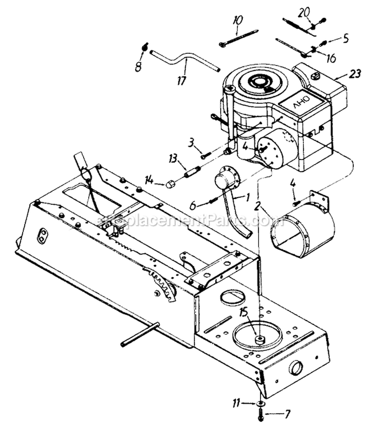 Page D Diagram and Parts List for 135M660G302 1995 MTD Lawn Tractor