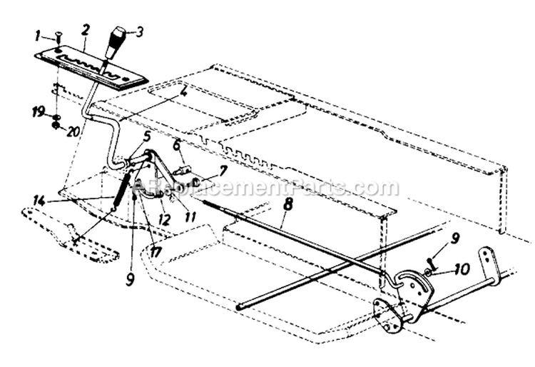 Page I Diagram and Parts List for 135O675G000 1995 MTD Lawn Tractor