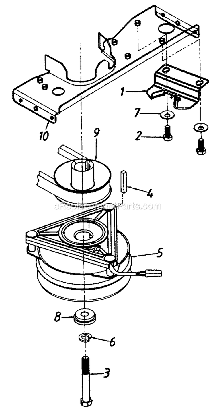 Page F Diagram and Parts List for 135O765N129 1995 MTD Lawn Tractor