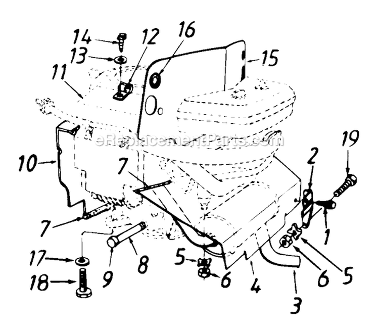 Page D Diagram and Parts List for 135P668H706 1995 MTD Lawn Tractor