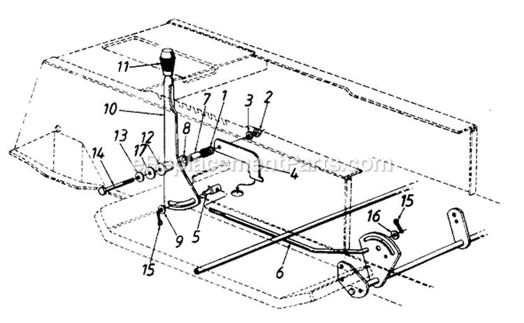 Page H Diagram and Parts List for 135P668H706 1995 MTD Lawn Tractor