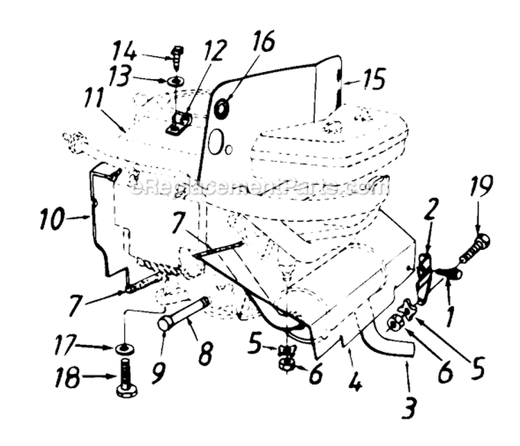 Page D Diagram and Parts List for 135P670H229 1995 MTD Lawn Tractor