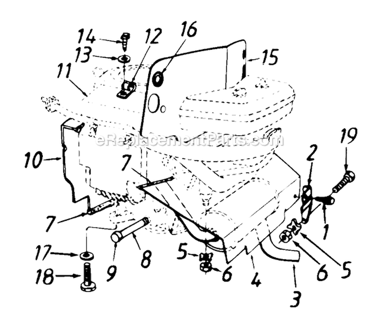 Page D Diagram and Parts List for 135P679H715 1995 MTD Lawn Tractor