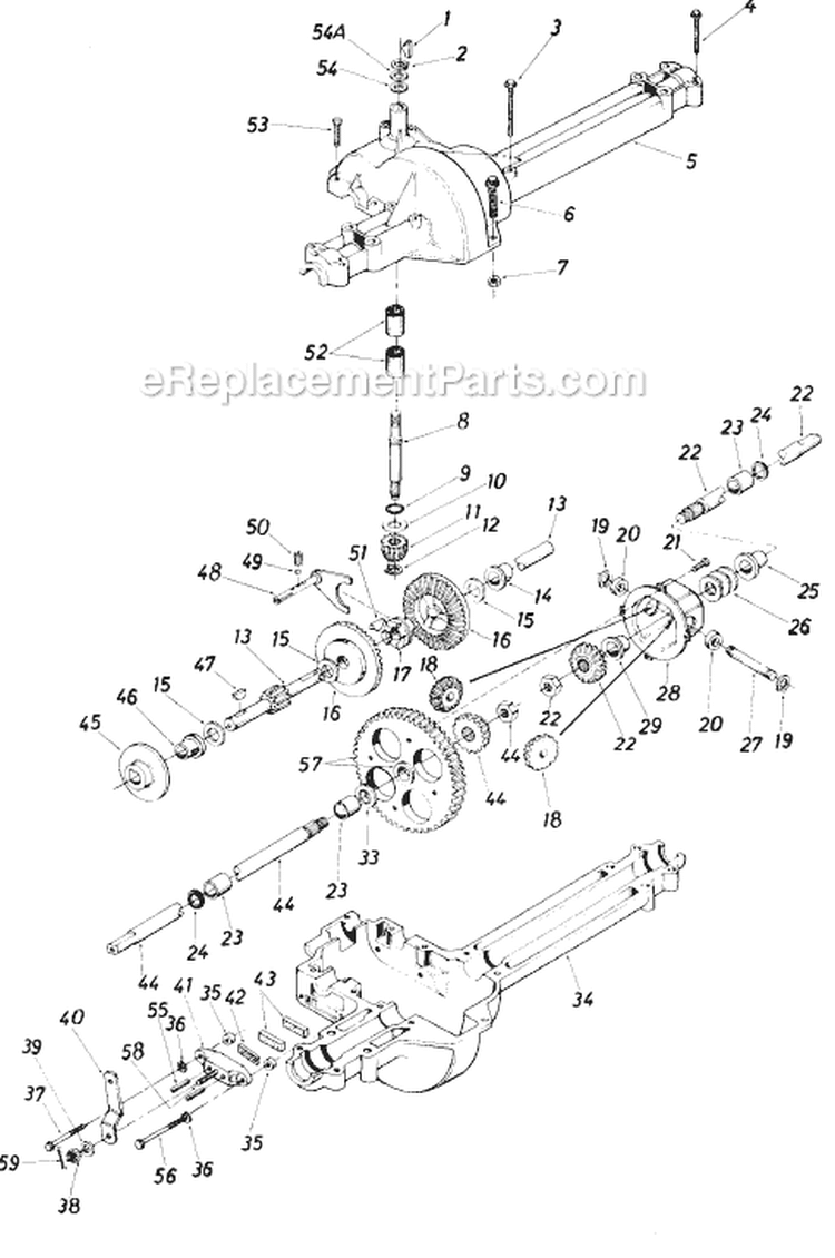 Page G Diagram and Parts List for 136-517-977 1986 MTD Lawn Tractor