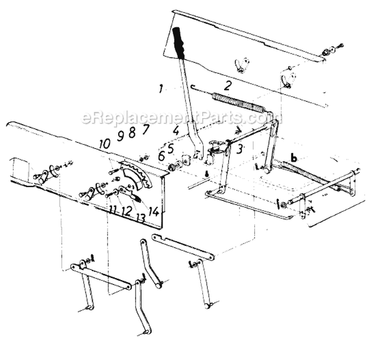 Page K Diagram and Parts List for 136-672-000 1986 MTD Lawn Tractor