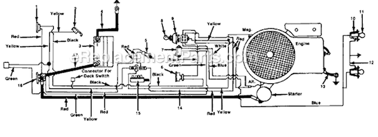 Page A Diagram and Parts List for 136-655-705 1986 MTD Lawn Tractor
