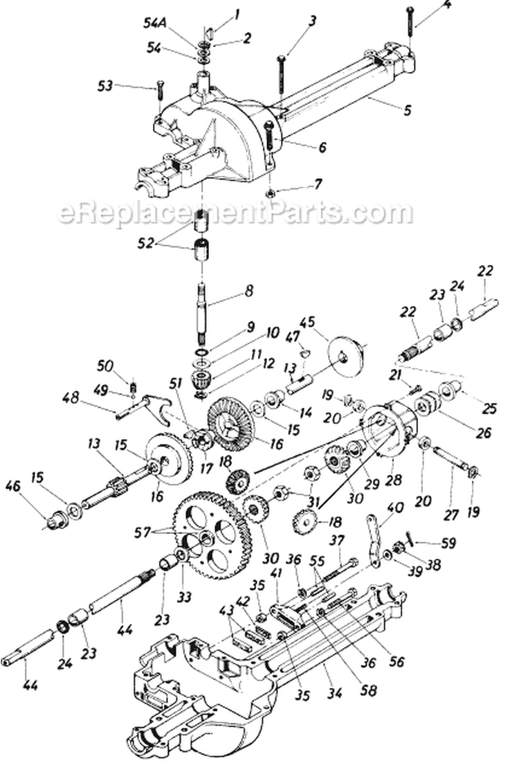 Page N Diagram and Parts List for 139-696-000 1986 MTD Lawn Tractor