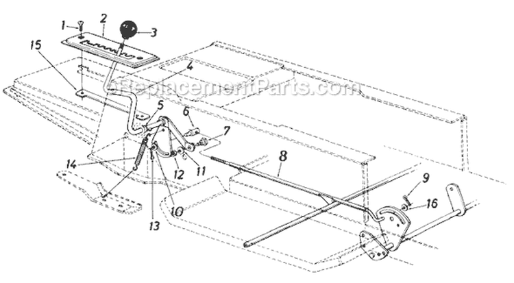 Page J Diagram and Parts List for 136-704-000 1986 MTD Lawn Tractor