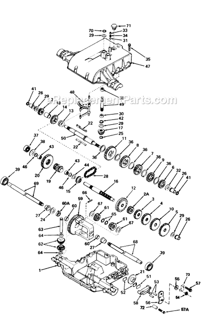 Page I Diagram and Parts List for 136-746-726 1986 MTD Lawn Tractor