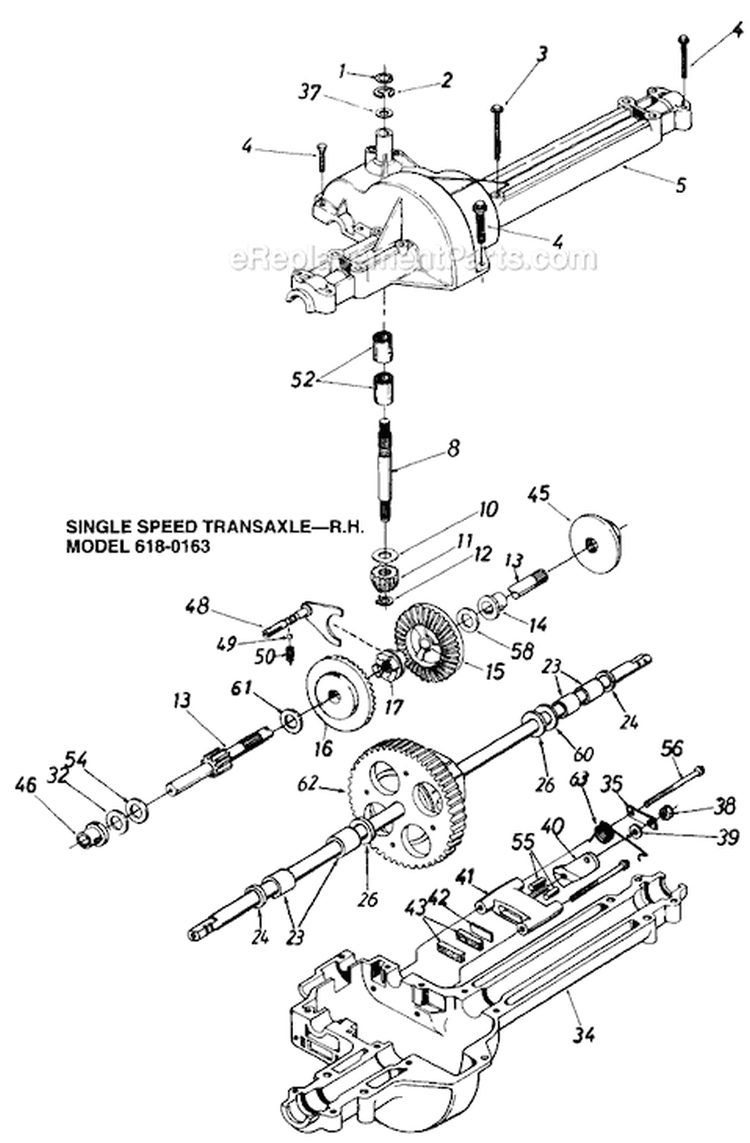 Page J Diagram and Parts List for 136G679H138 1996 MTD Lawn Tractor