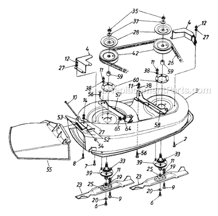Page A Diagram and Parts List for 136H451E026 1670881 -1996 MTD Lawn Tractor