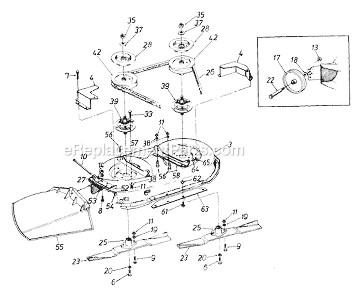 Page A Diagram and Parts List for 136H451F138 1996 MTD Lawn Tractor