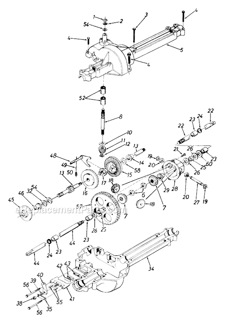 Page F Diagram and Parts List for 136H451F138 1996 MTD Lawn Tractor