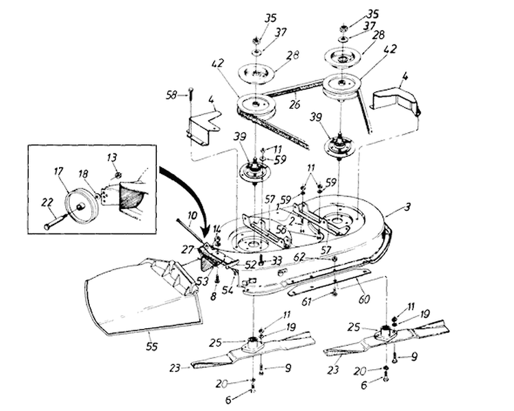 Page A Diagram and Parts List for 136L660F372 06-474795 -1996 MTD Lawn Tractor