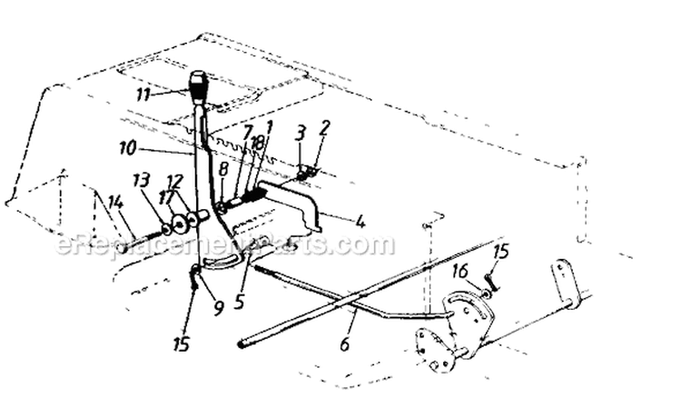 Page H Diagram and Parts List for 136L660G121 319-911 -1996 MTD Lawn Tractor