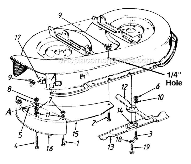 Page G Diagram and Parts List for 136M660G062 43995 -1996 MTD Lawn Tractor