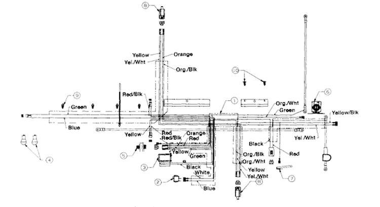 Page D Diagram and Parts List for 136M660G129 725-509 -1996 MTD Lawn Tractor