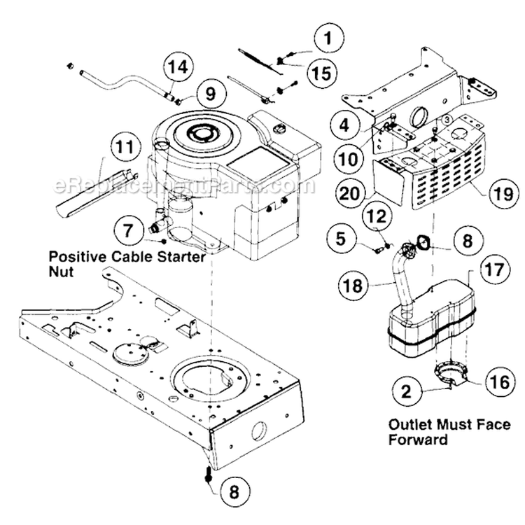 Page F Diagram and Parts List for 136M660G129 725-509 -1996 MTD Lawn Tractor
