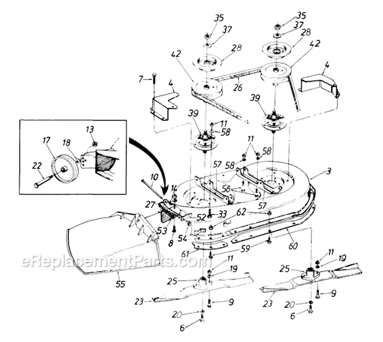 Page A Diagram and Parts List for 136M660G353 1996 MTD Lawn Tractor