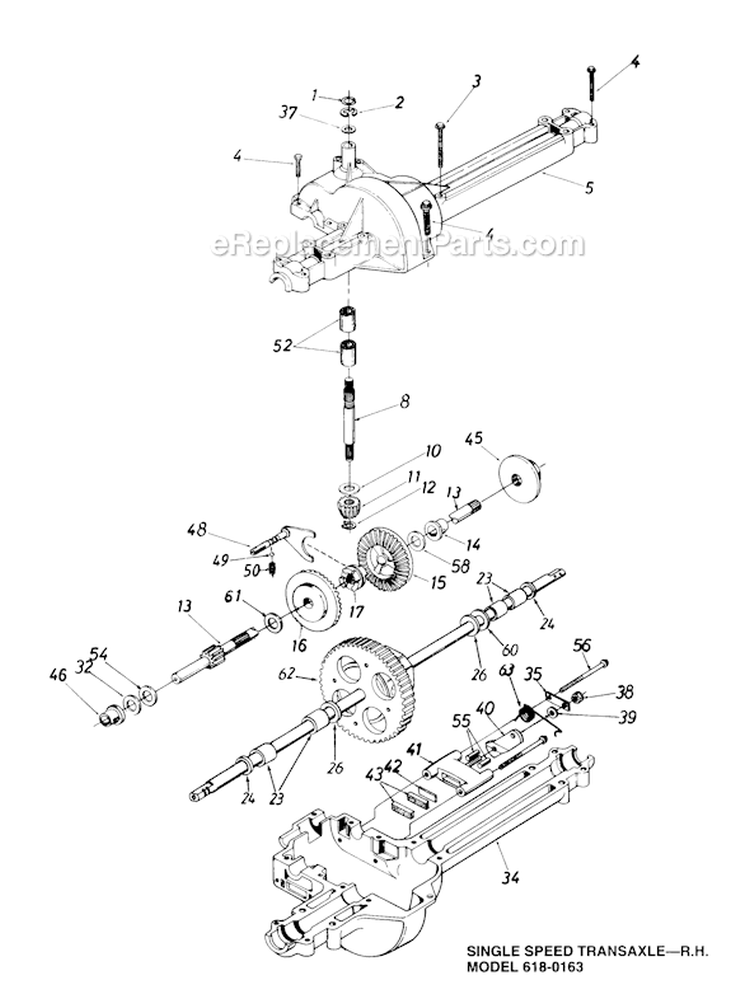 Page K Diagram and Parts List for 136M660G353 1996 MTD Lawn Tractor