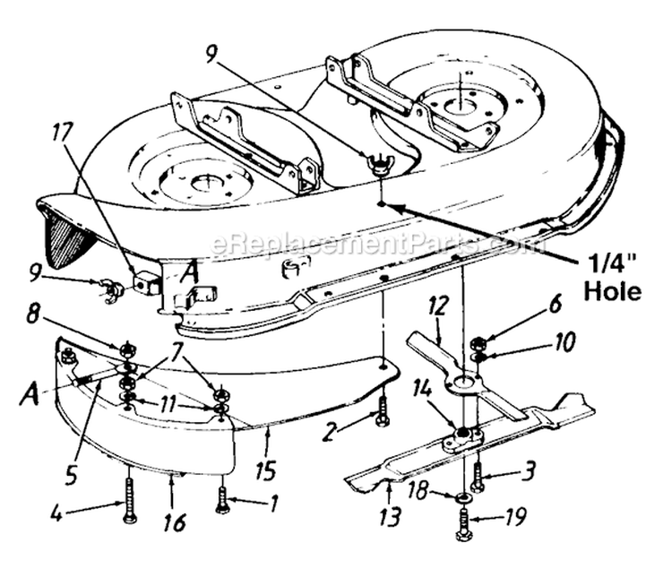 Page G Diagram and Parts List for 136M660G353 1996 MTD Lawn Tractor