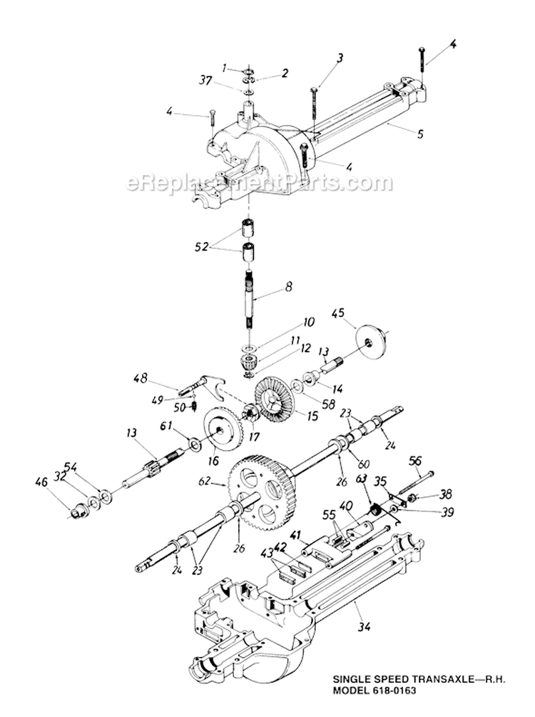 Page K Diagram and Parts List for 136M667F118 1996 MTD Lawn Tractor