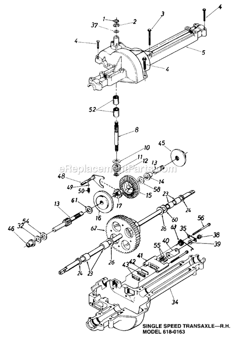 Page K Diagram and Parts List for 136M679G724 1996 MTD Lawn Tractor