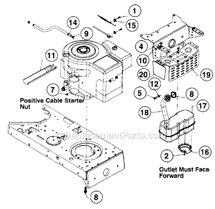 Page F Diagram and Parts List for 136M679G724 1996 MTD Lawn Tractor
