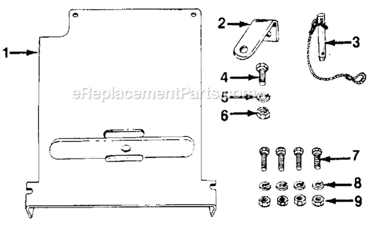 Page D Diagram and Parts List for 137-528-033 1987 MTD Lawn Tractor