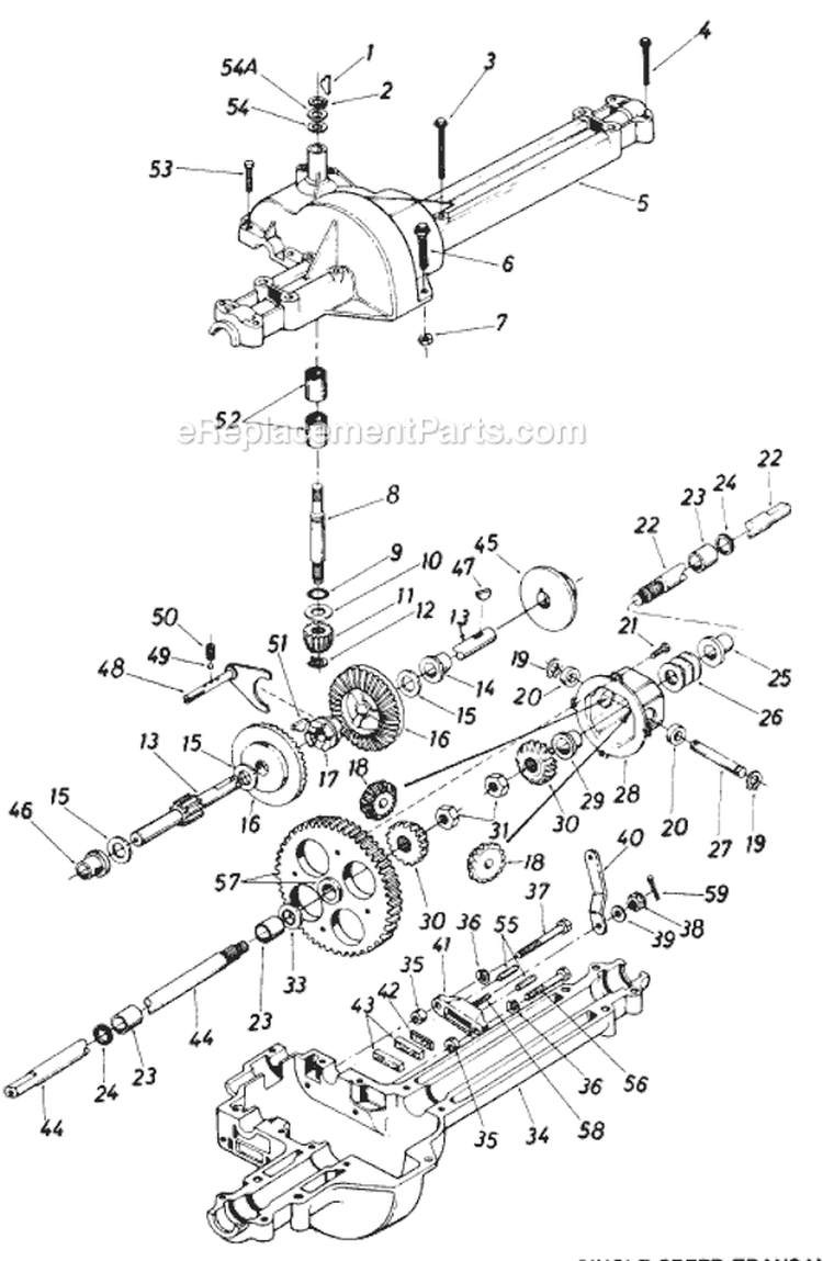 Page E Diagram and Parts List for 137-694-000 1987 MTD Lawn Tractor