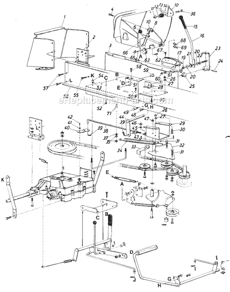 Page A Diagram and Parts List for 137-724-002 1987 MTD Lawn Tractor