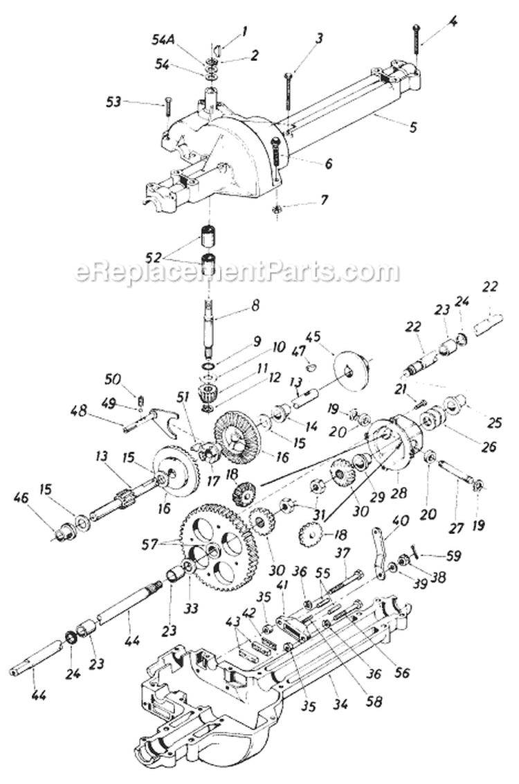 Page I Diagram and Parts List for 13705S 1985 MTD Lawn Tractor
