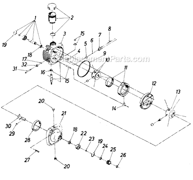 Page G Diagram and Parts List for 13785C 1986 MTD Lawn Tractor