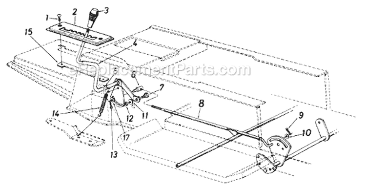 Page E Diagram and Parts List for 138-530-029 1988 MTD Lawn Tractor