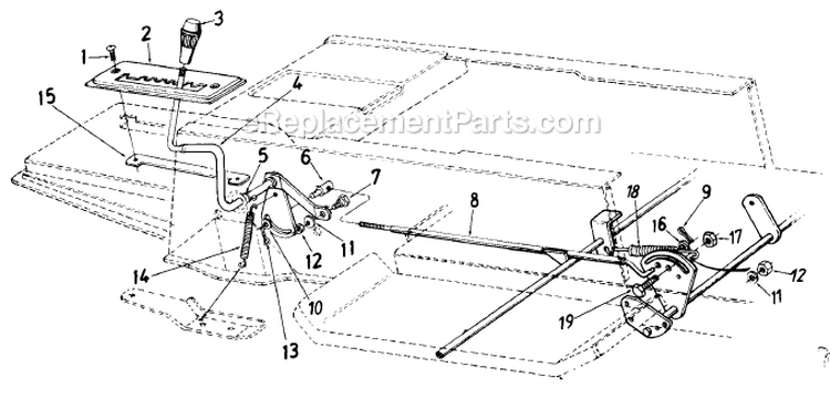 Page H Diagram and Parts List for 138-664-029 1988 MTD Lawn Tractor