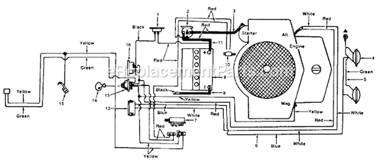 Page A Diagram and Parts List for 138-786-000 1988 MTD Lawn Tractor