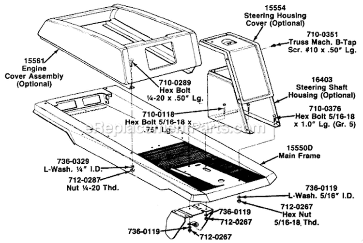 Page A Diagram and Parts List for 139-501-000 1989 -Style A MTD Lawn Tractor