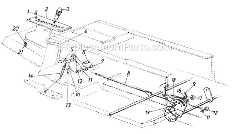 Page B Diagram and Parts List for 139-684-401 1989 MTD Lawn Tractor