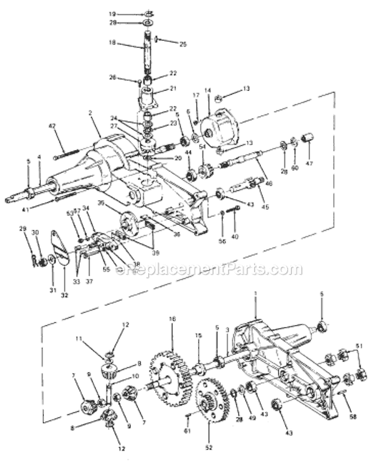 Page H Diagram and Parts List for 139-784-401 1989 MTD Lawn Tractor