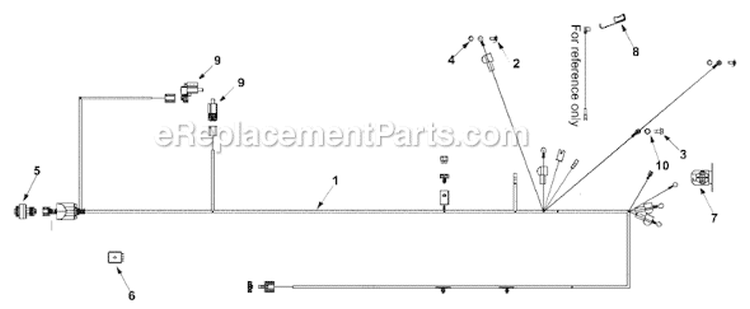Page D Diagram and Parts List for 13A-344-022 2004 MTD Lawn Tractor