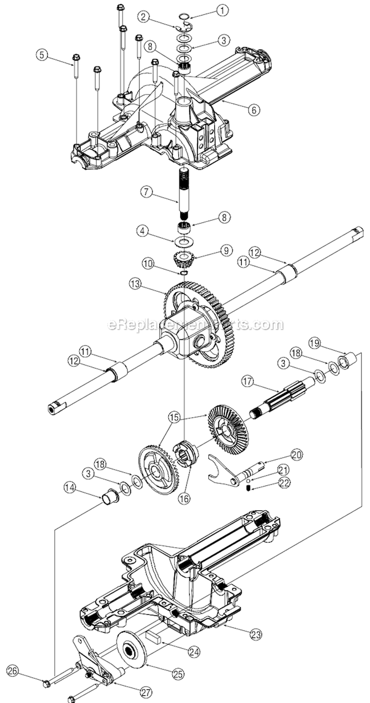 Page F Diagram and Parts List for 13A1762F500  MTD Lawn Tractor