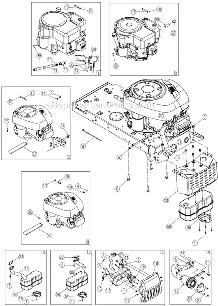 Page C Diagram and Parts List for 13A3762F700  MTD Lawn Tractor