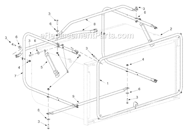 Page F Diagram and Parts List for 13A4065-105 2004 MTD Lawn Tractor