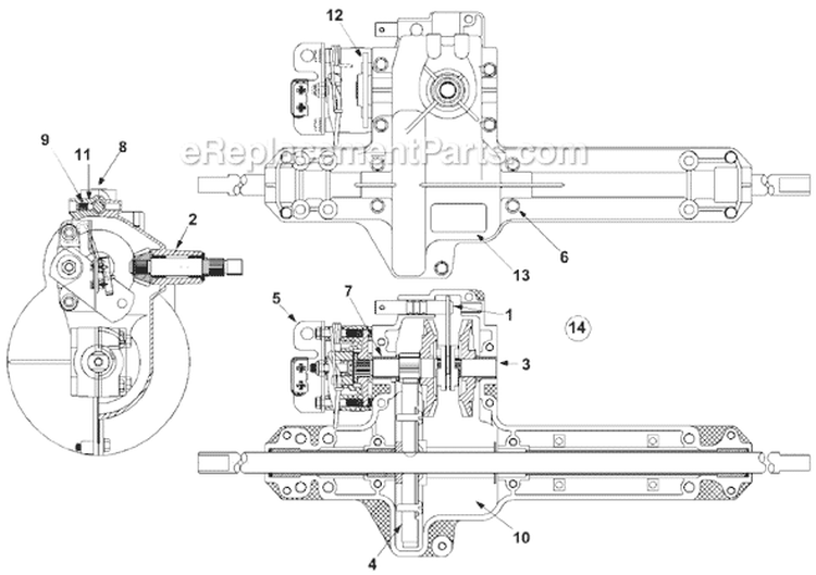 Page G Diagram and Parts List for 13A4065-105 2004 MTD Lawn Tractor