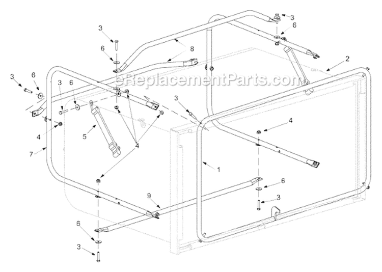 Page F Diagram and Parts List for 13A4065-700  MTD Lawn Tractor