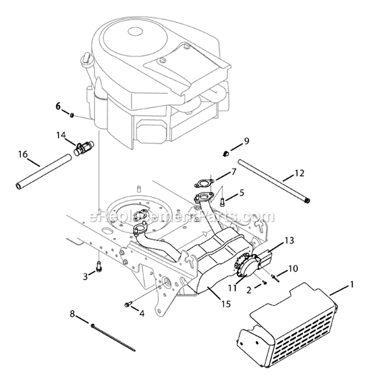 Page B Diagram and Parts List for 13AA625P004 2008 MTD Lawn Tractor