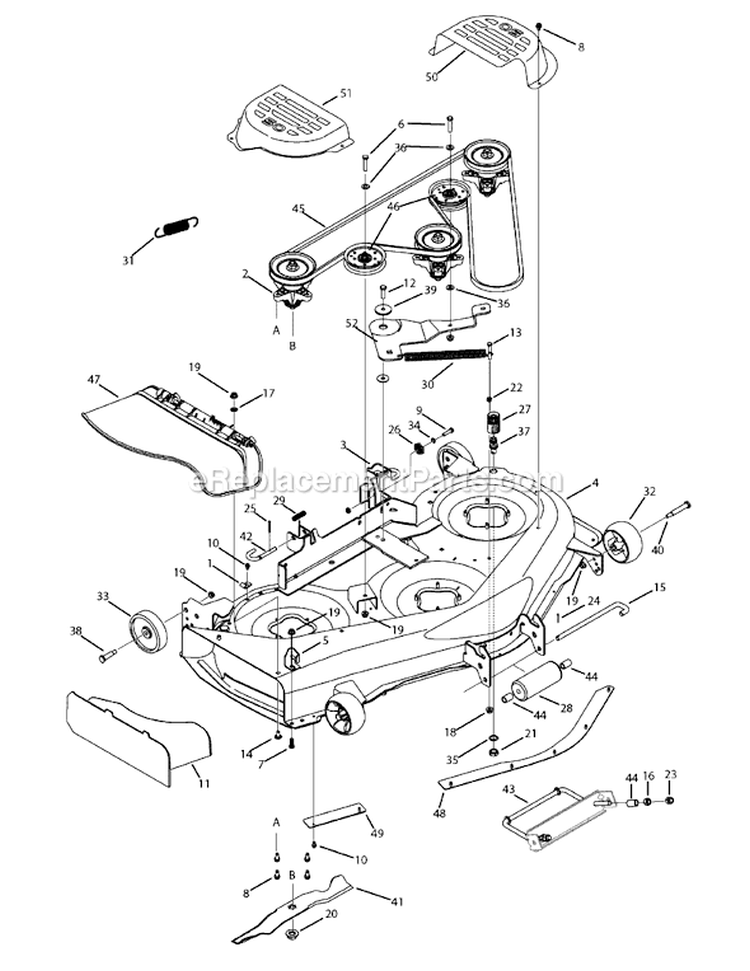 Page G Diagram and Parts List for 13AA625P004 2008 MTD Lawn Tractor