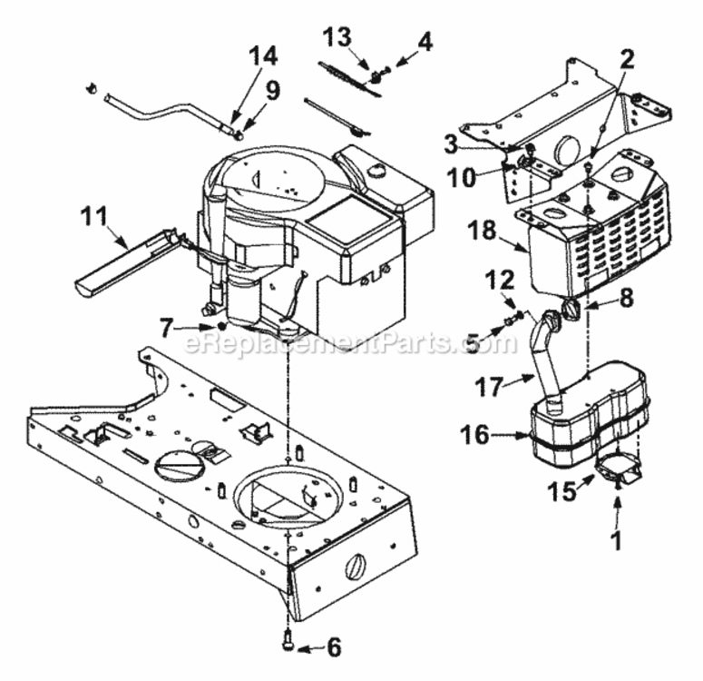 Engine_Accessories_Over_Head_Valve Diagram and Parts List for 13AD678G300 2002 MTD Lawn Tractor
