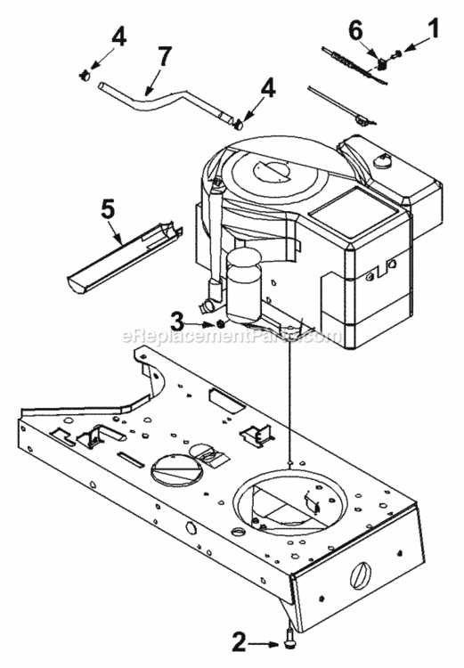 Engine_Accessories_Single_Cylinder Diagram and Parts List for 13AD678G300 2002 MTD Lawn Tractor